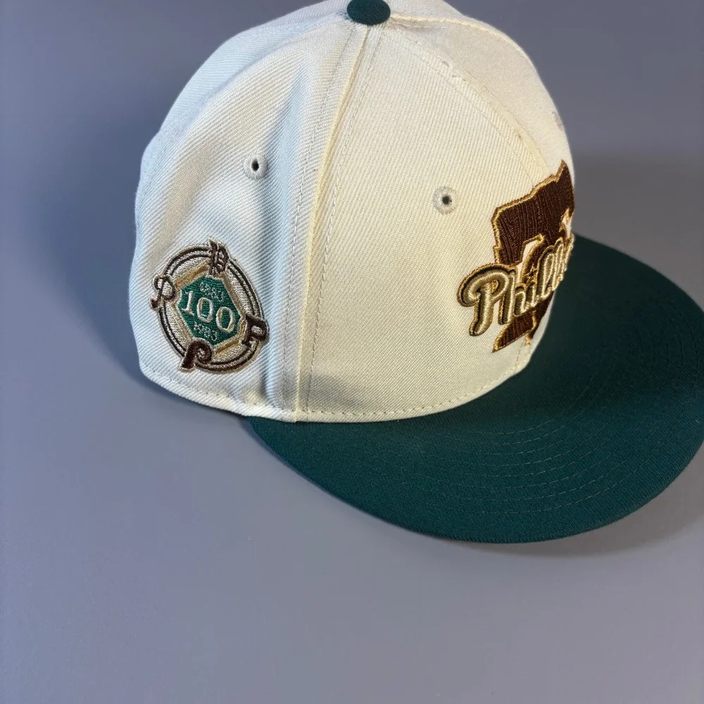 New Era‎ Philadelphia Phillies Cooperstown 100th Anniversary Fitted Hat 7 1/8